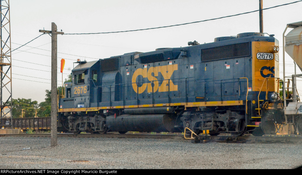 CSX GP38-2 in the yard